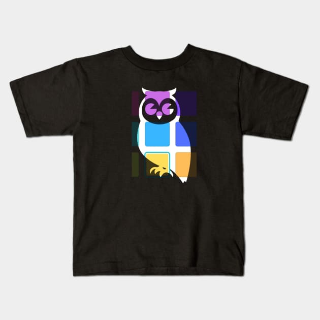 Chouette design Kids T-Shirt by OnMyDigitalPath